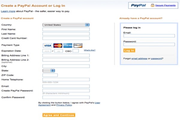 Liên kết ebay với paypal