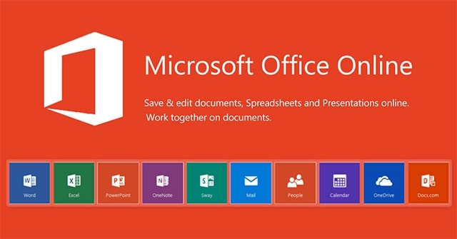 Phần mềm văn phòng miễn phí Microsoft Office Online 