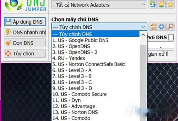 Chọn máy chủ DNS là bước quan trọng